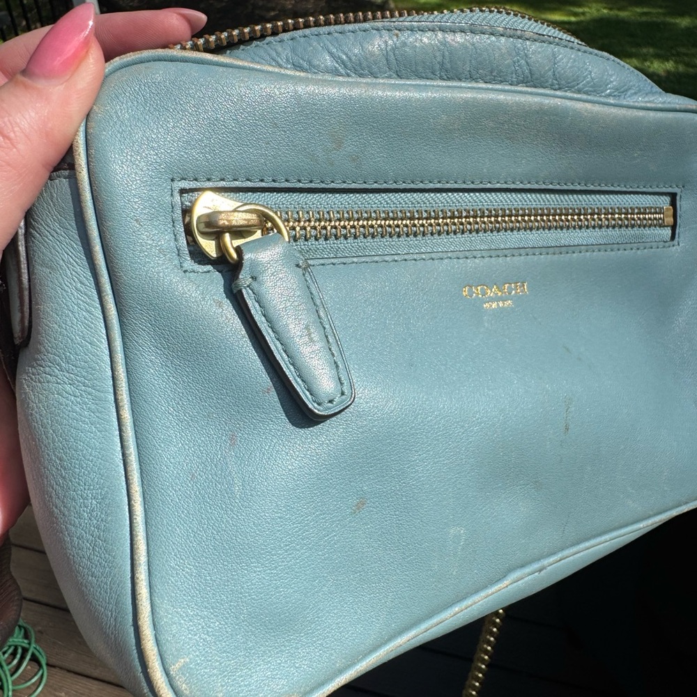 Coach Sky Blue Crossbody Bag - Picture 2 of 16
